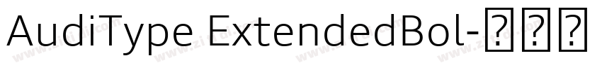 AudiType ExtendedBol字体转换